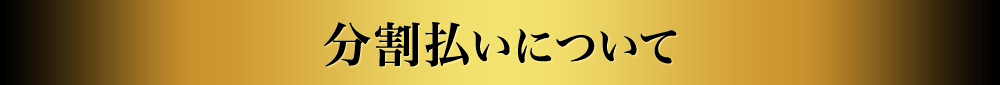 分割払いについて