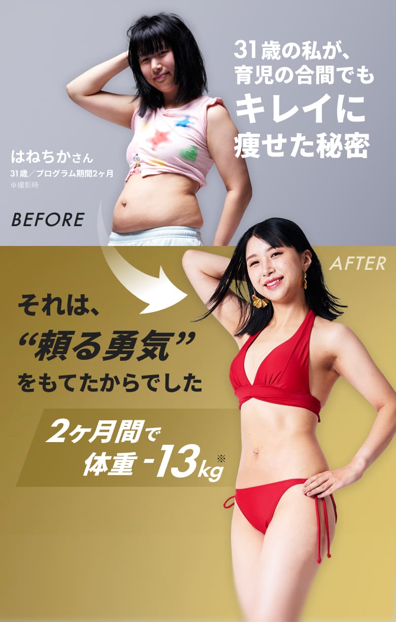 RIZAPなら、始めるリスクなし。30日間全額返金保証