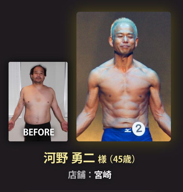 河野 勇二 様（45歳）宮崎店