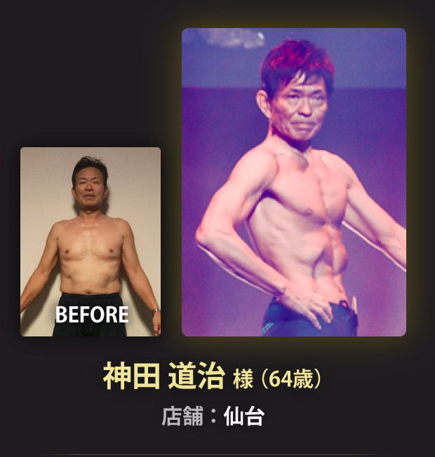 神田 道治 様（64歳）仙台店