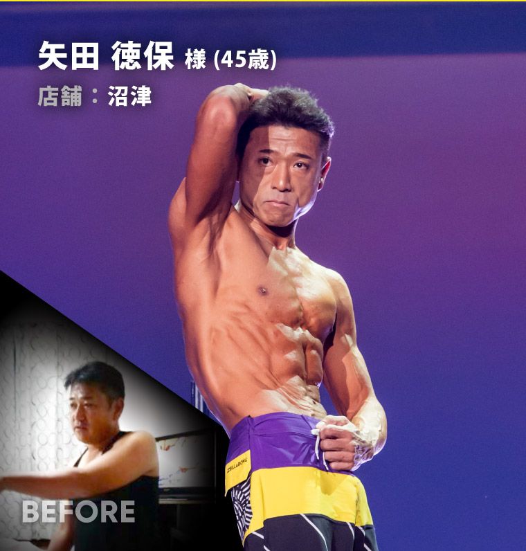 矢田 徳保 様（45歳）沼津