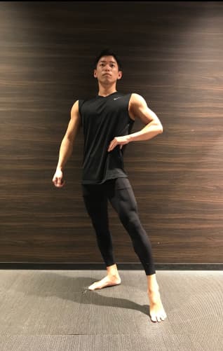 CHANGE部門・MODEL部門 男性 フロントポーズ