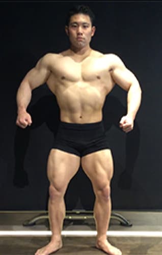 CHANGE部門・ART部門 男性 フロントポーズ